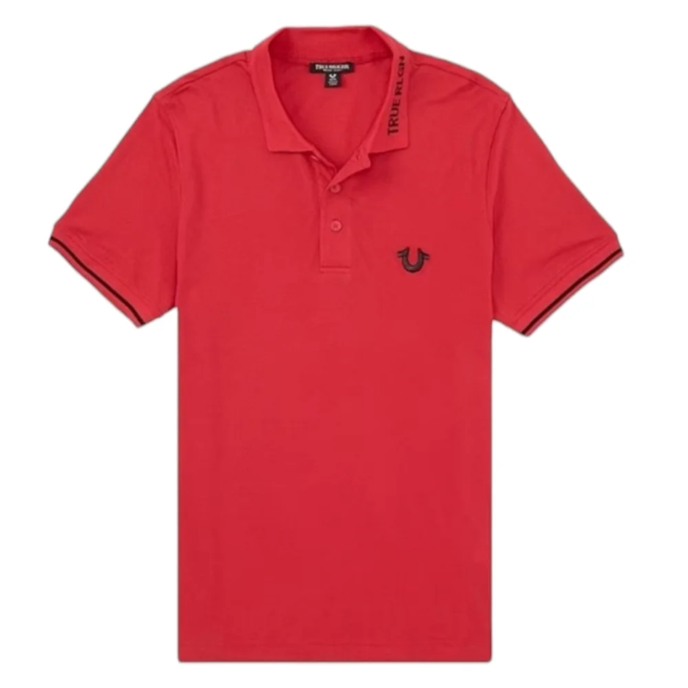 NEW True Religion Branded Collar SS Polo Shirt True Religion Polo Size Medium